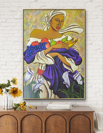 From The Garden Giclee on Canvas