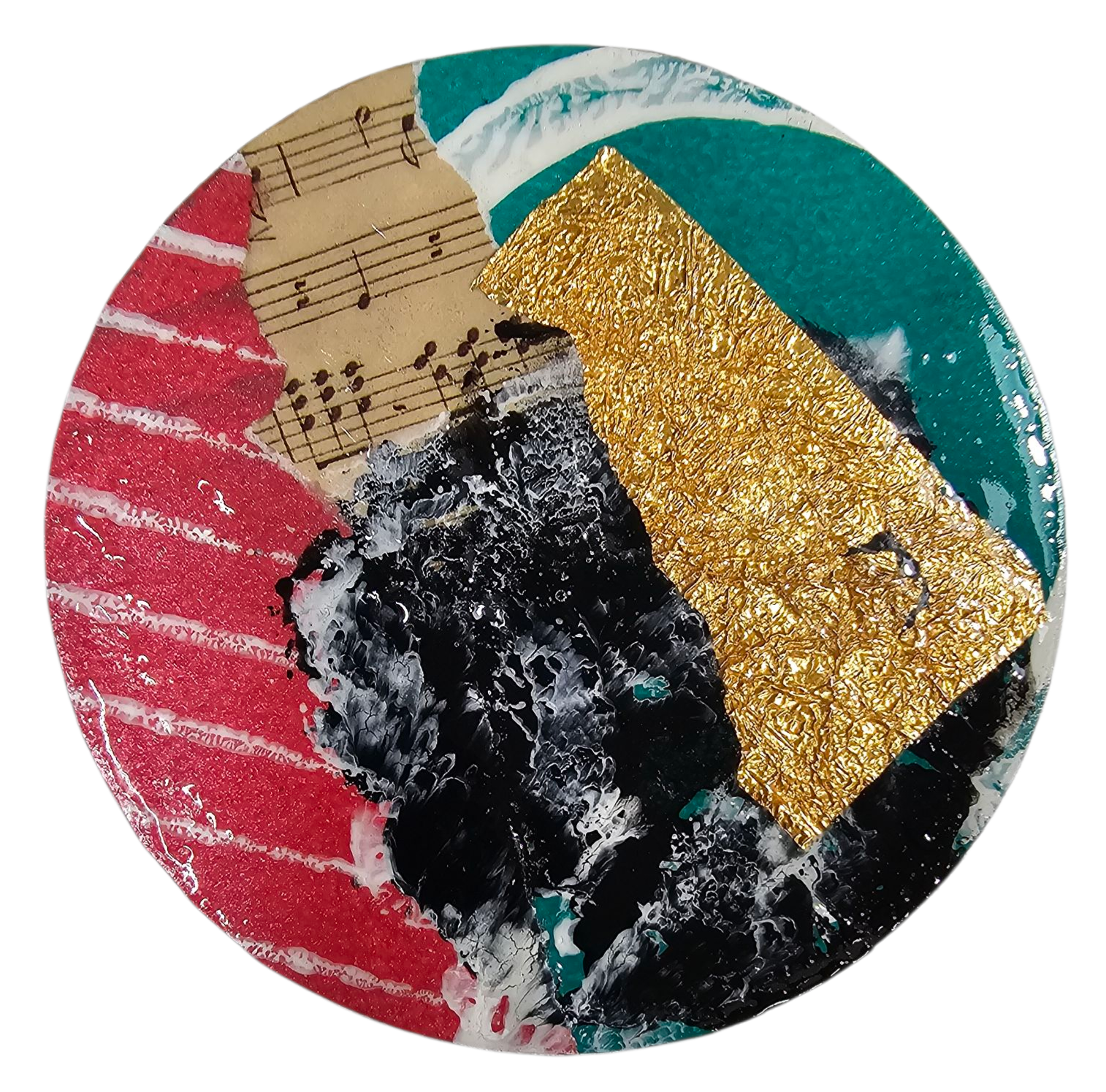 Hand Painted Lapel Pin #29