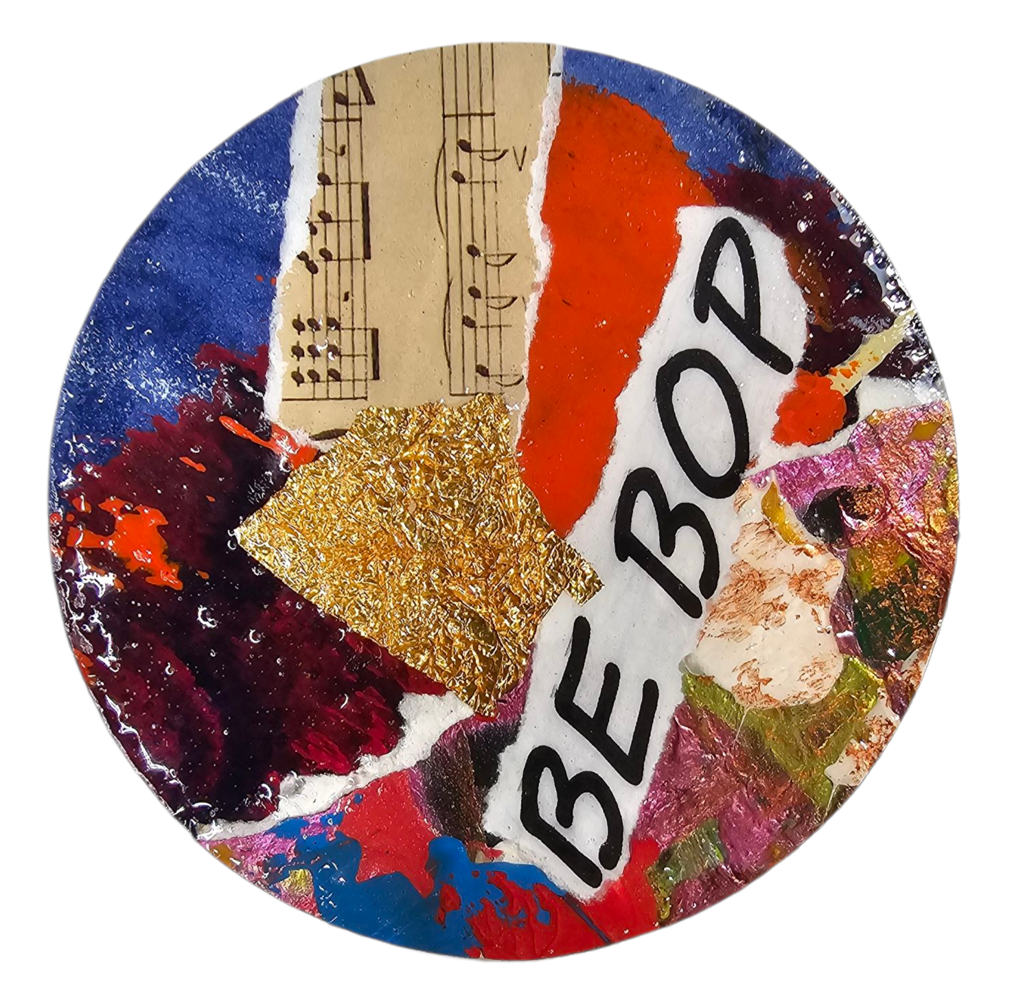 Hand Painted Lapel Pin #36