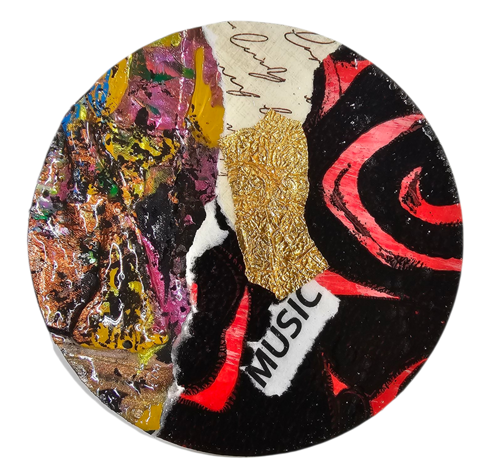 Hand Painted Lapel Pin #37