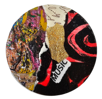 Hand Painted Lapel Pin #37