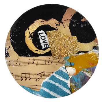 Hand Painted Lapel Pin #38