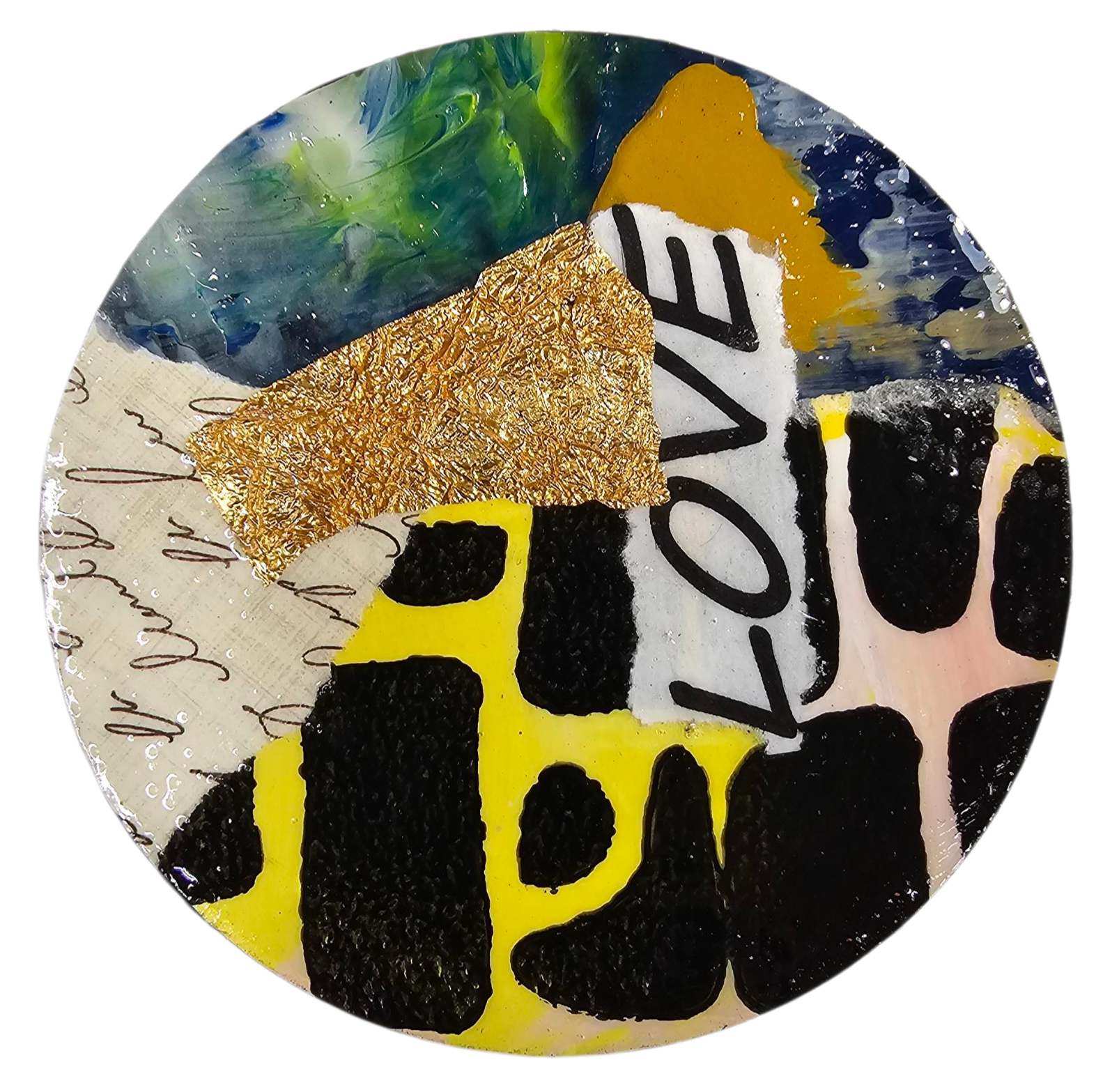 Hand Painted Lapel Pin #42