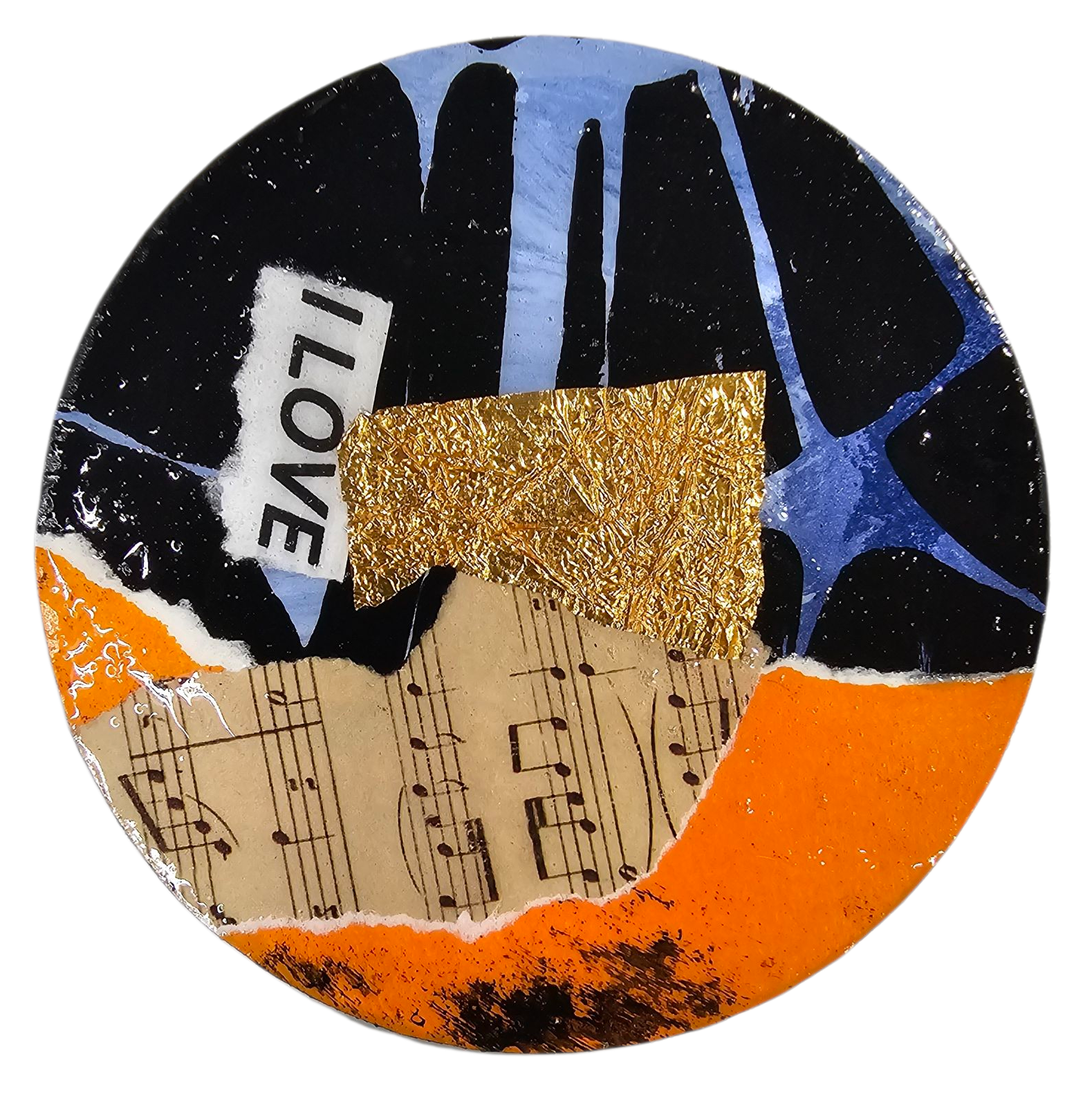 Hand Painted Lapel Pin #49