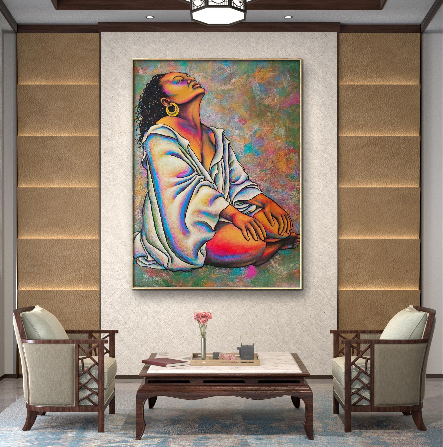At Peace Giclee on Canvas