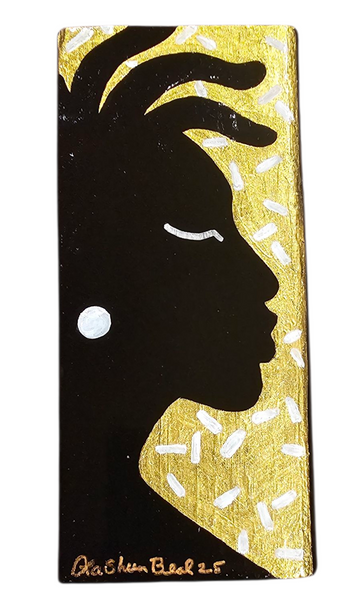 Her #5 Acrylic Paint on Wood Art Original