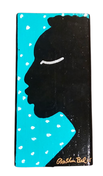 Him #4 Acrylic Paint on Wood Art Original