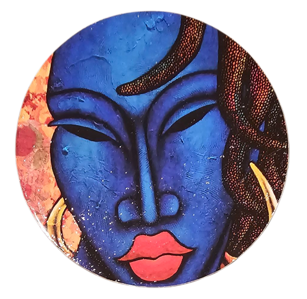 Indigo Blue #3 Lapel Pin