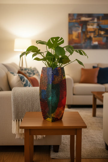 Inner Peace #3 Hand Painted Vase