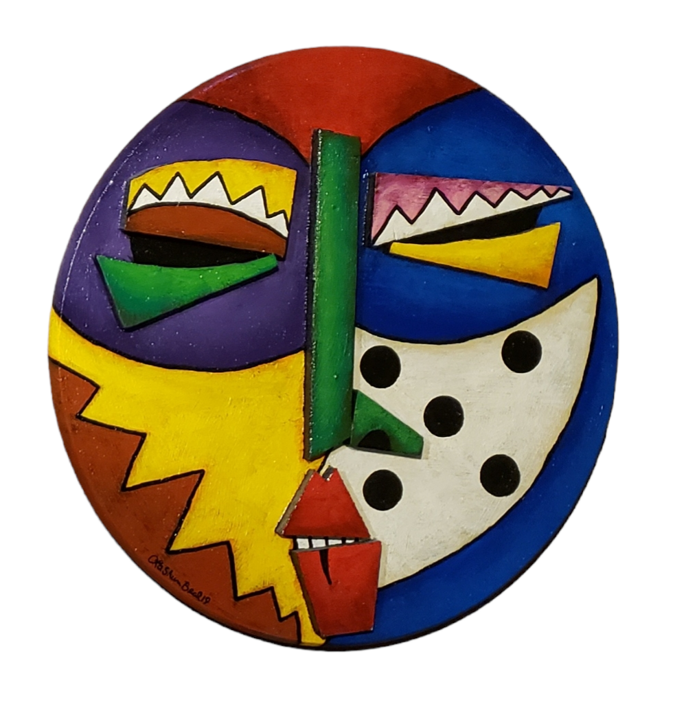 Mask #345 Abstract Original