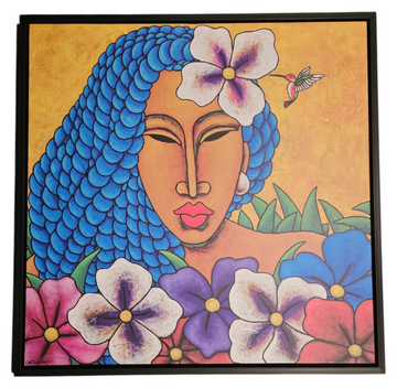 Paradise #2 Found Giclee on Canvas Framed