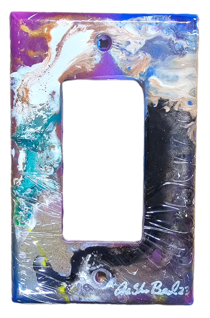 Hand Painted Light Switch Cover #23