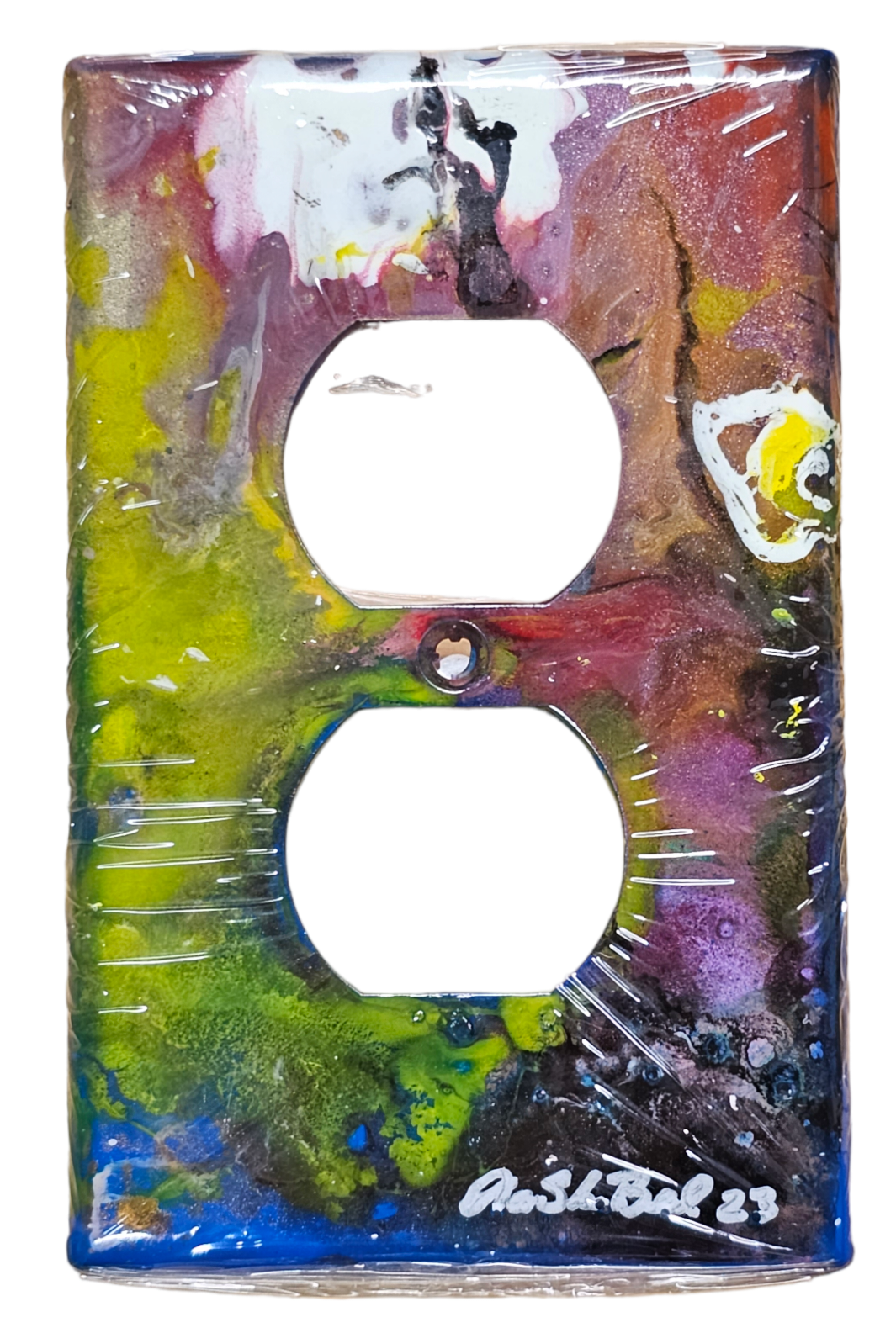 Hand Painted Light Switch Cover #61