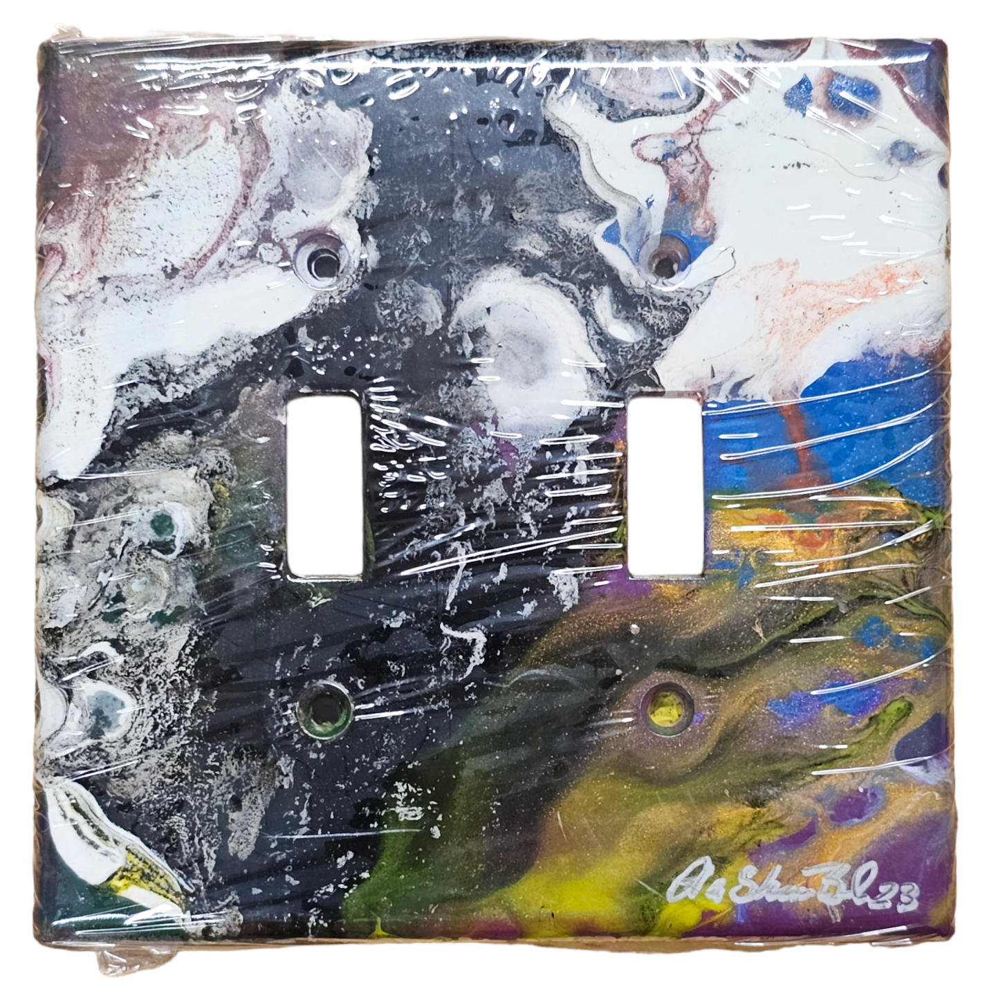 Hand Painted Light Switch Cover #52