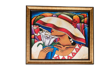 Lady Delta | Framed Lithograph