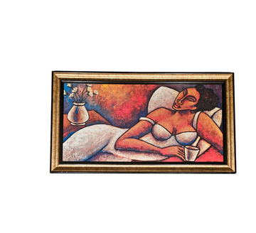 Golden Lady #3 | Framed Lithograph