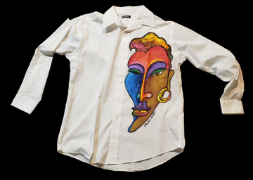 Hand Painted Dress Shirt