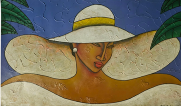 Simply Elegant #2 Acrylic Paint on Paper Art Original