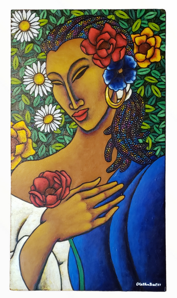 Sophie Flowers Giclee on Canvas