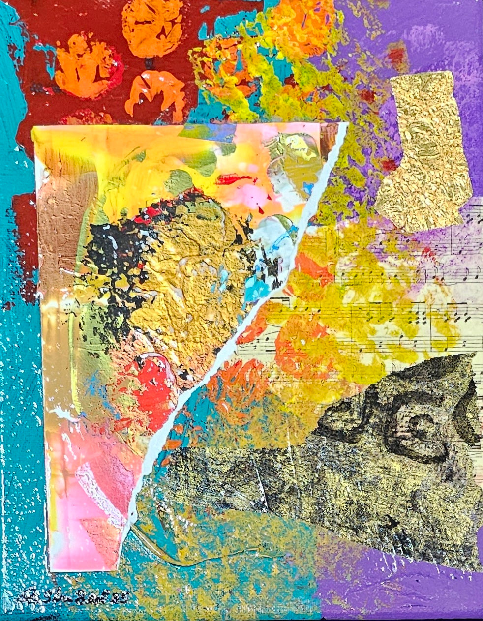 X Factor #739 Acrylic Paint on Canvas Art Original