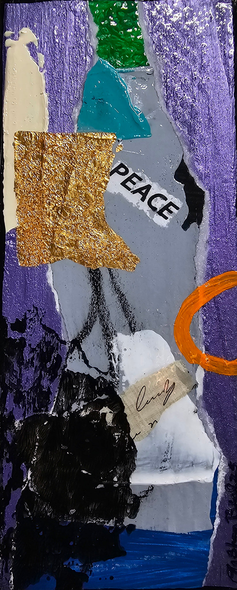 X Factor #744 Acrylic Paint on Wood Art Original