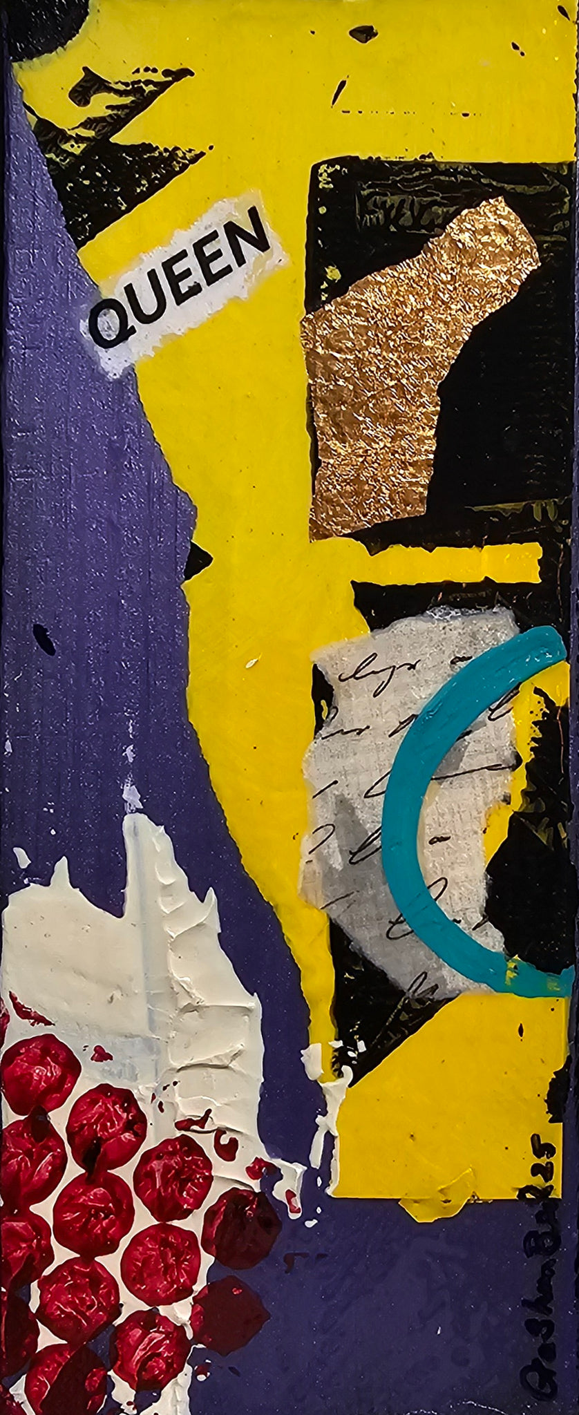 X Factor #766 Acrylic Paint on Wood Art Original