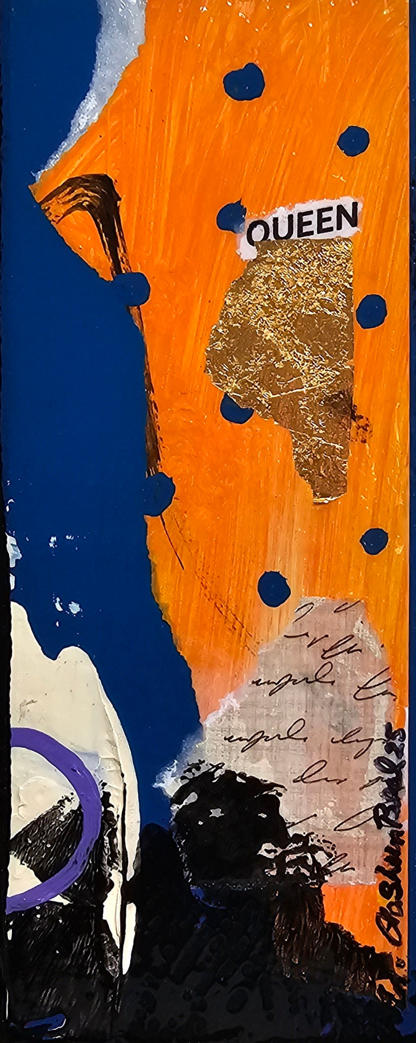 X Factor #768 Acrylic Paint on Wood Art Original