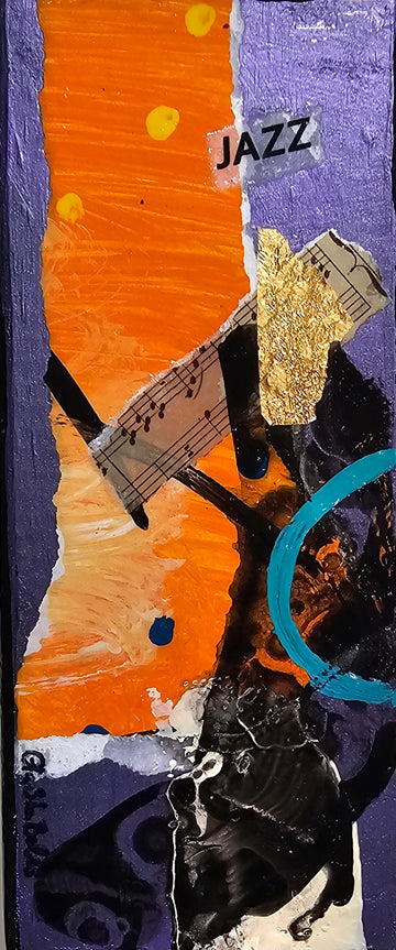 X Factor #769 Acrylic Paint on Wood Art Original