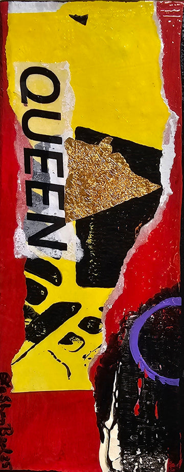 X Factor #770 Acrylic Paint on Wood Art Original