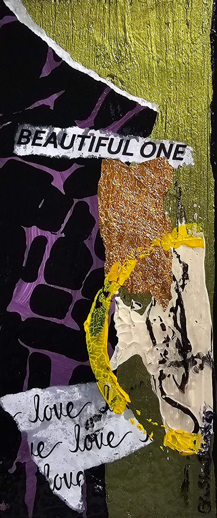 X Factor #771 Acrylic Paint on Wood Art Original