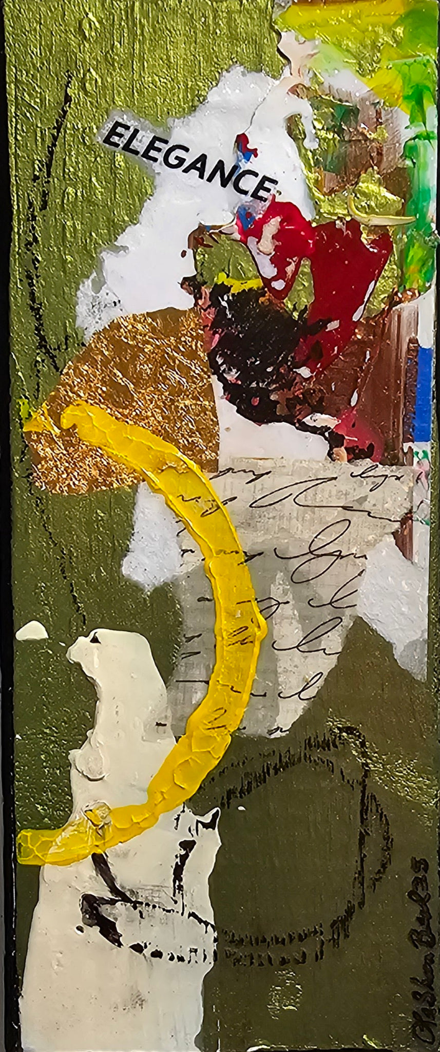 X Factor #755 Acrylic Paint on Wood Art Original