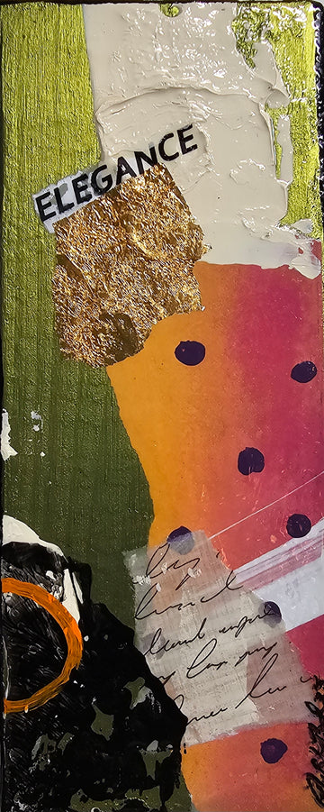 X Factor #780 Acrylic Paint on Wood Art Original