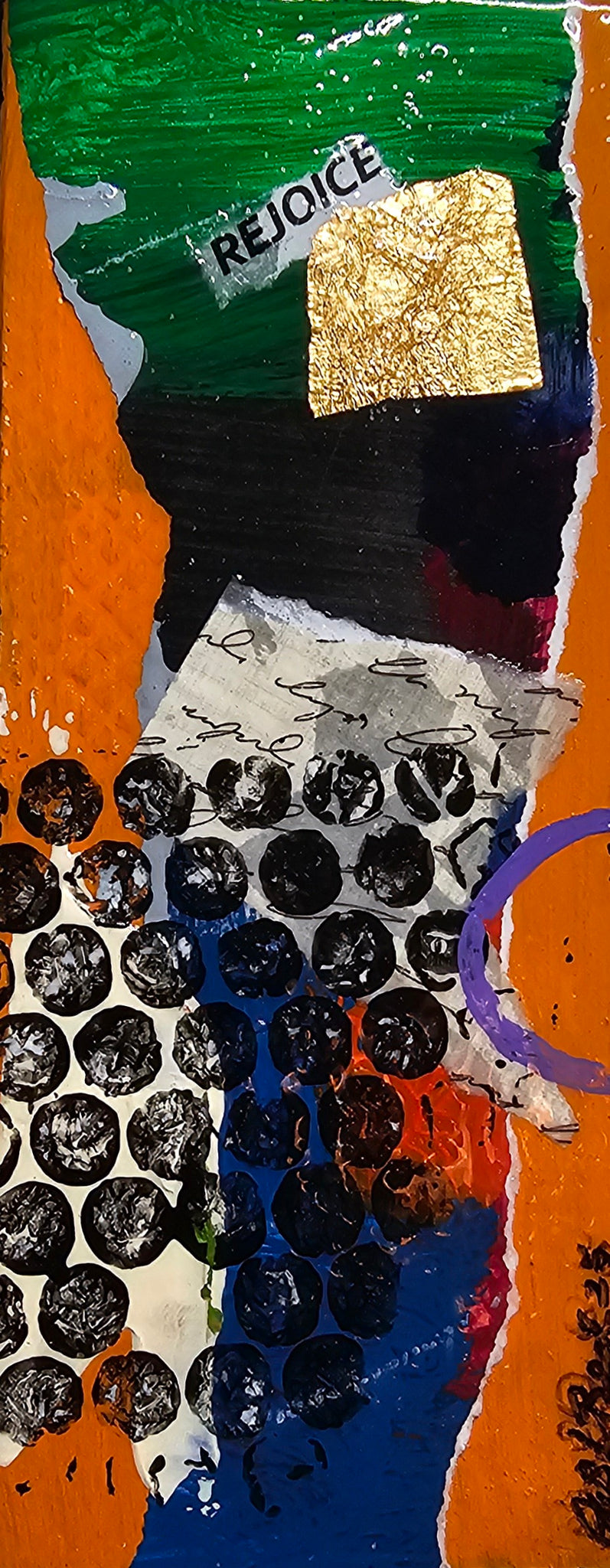 X Factor #782 Acrylic Paint on Wood Art Original