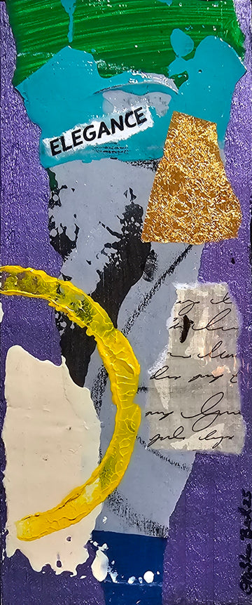 X Factor #786 Acrylic Paint on Wood Art Original