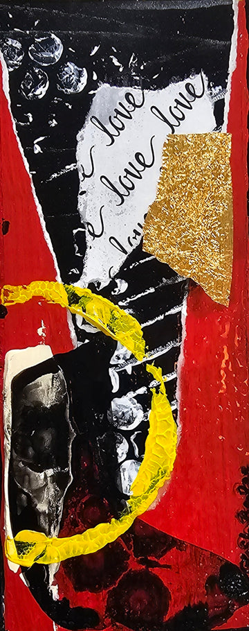 X Factor #788 Acrylic Paint on Wood Art Original
