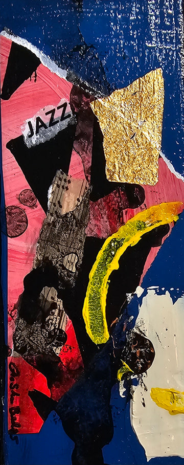 X Factor #789 Acrylic Paint on Wood Art Original