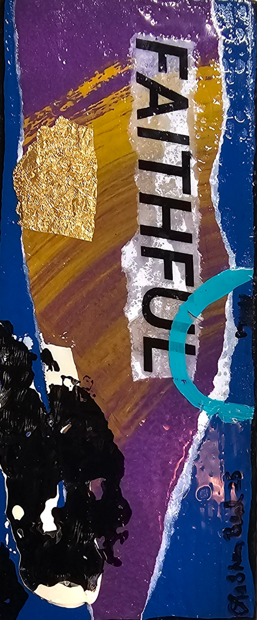 X Factor #791 Acrylic Paint on Wood Art Original