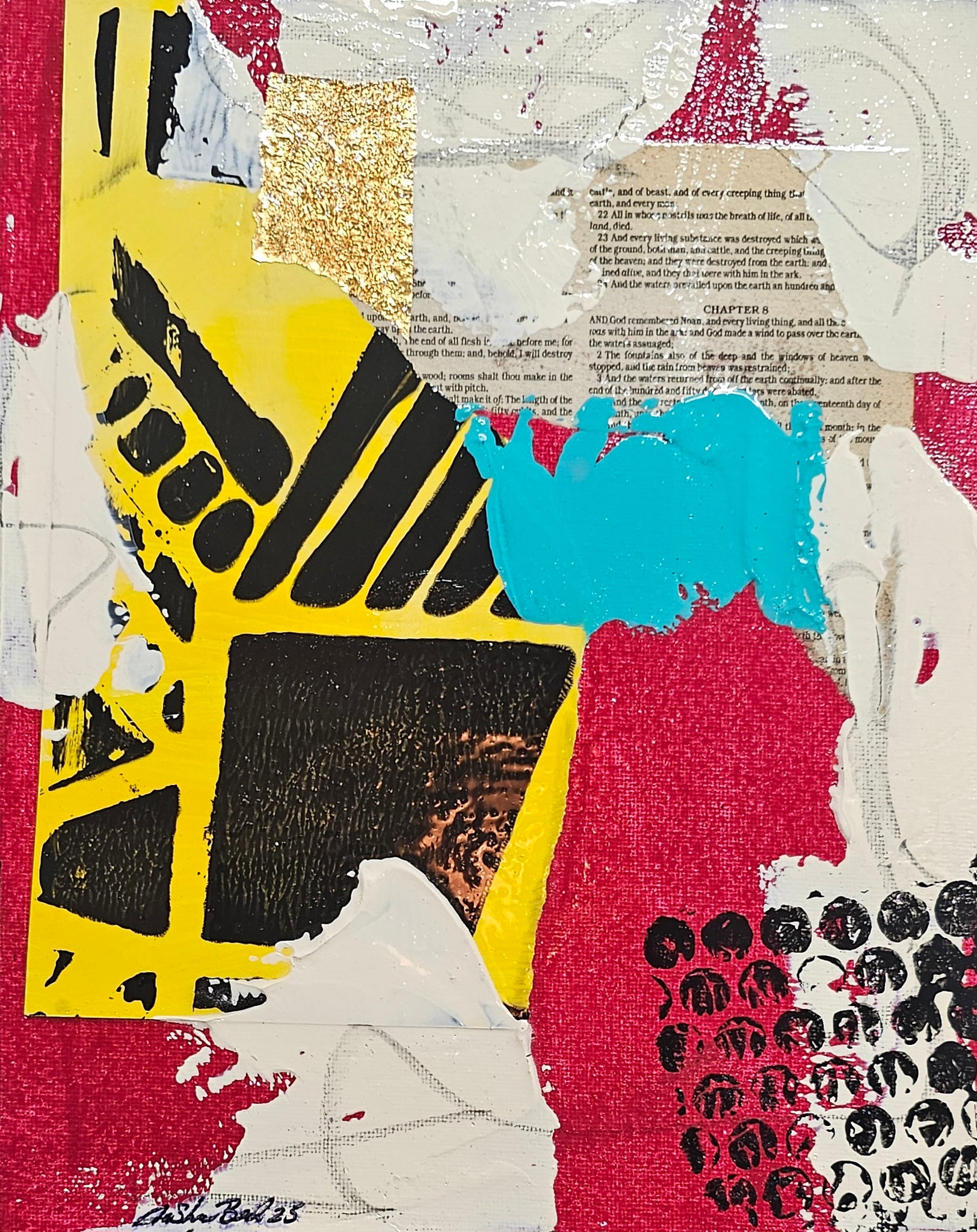 X Factor #800 Acrylic Paint on Canvas Art Original