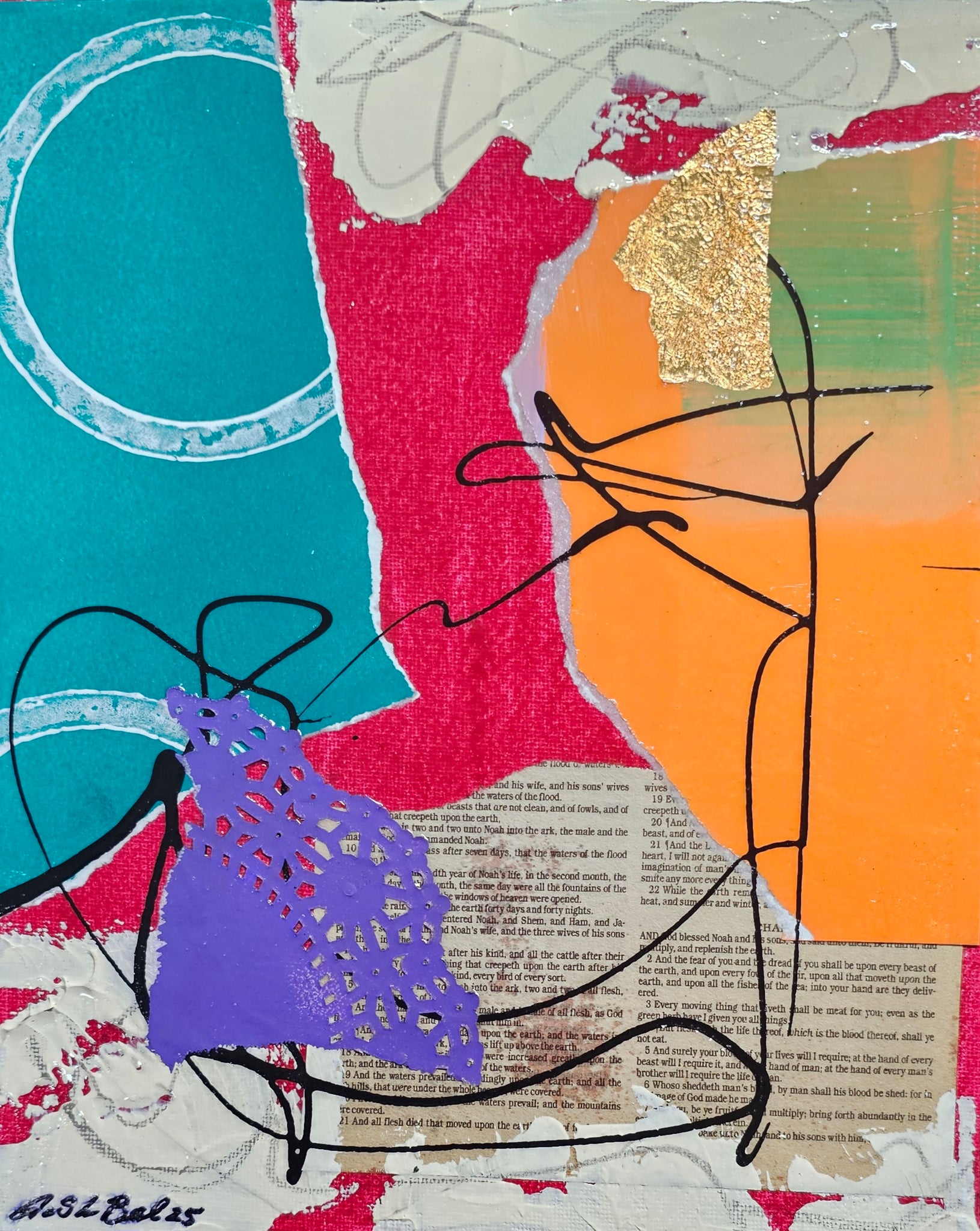 X Factor #809 Acrylic Paint on Canvas Art Original