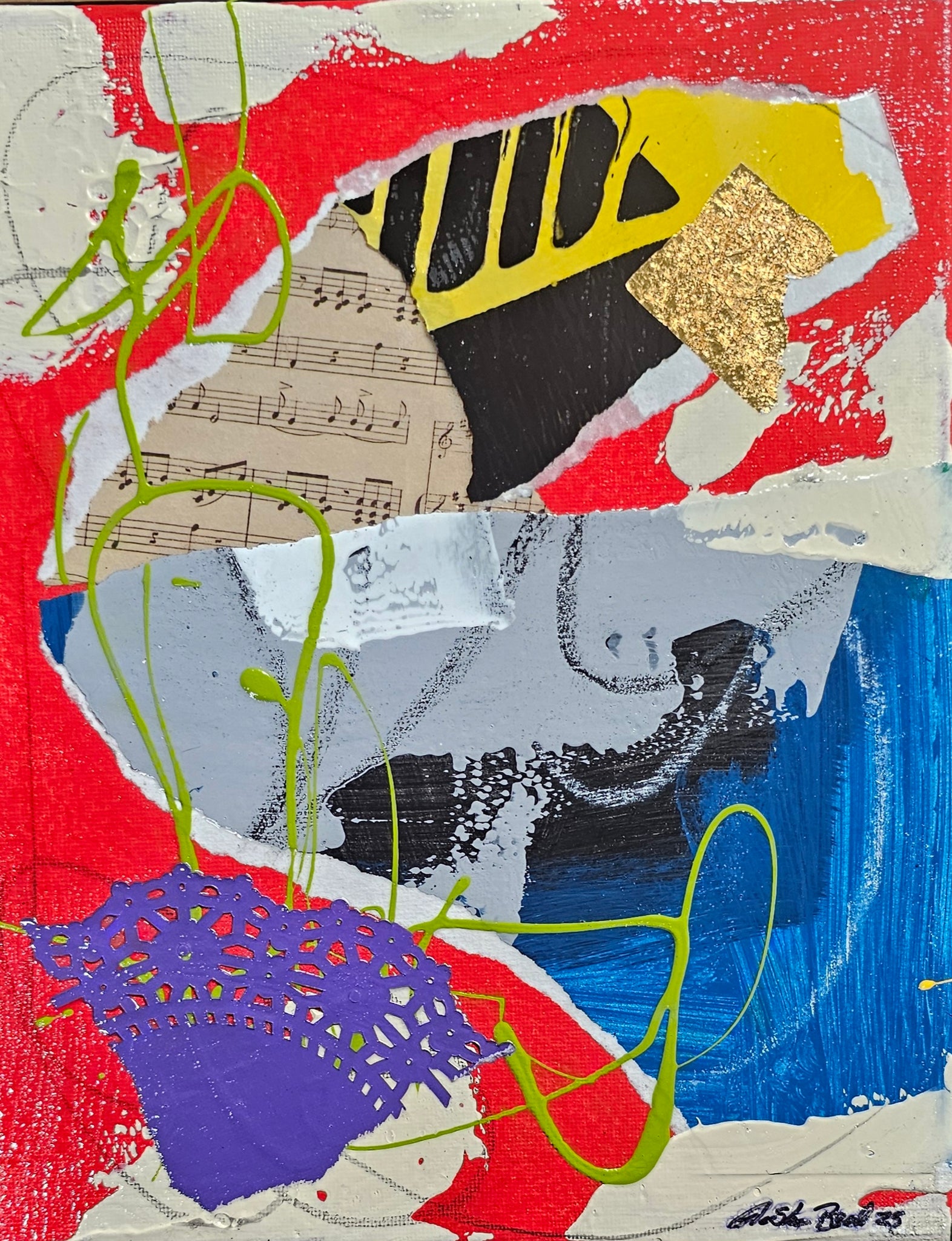 X Factor #812 Acrylic Paint on Canvas Art Original