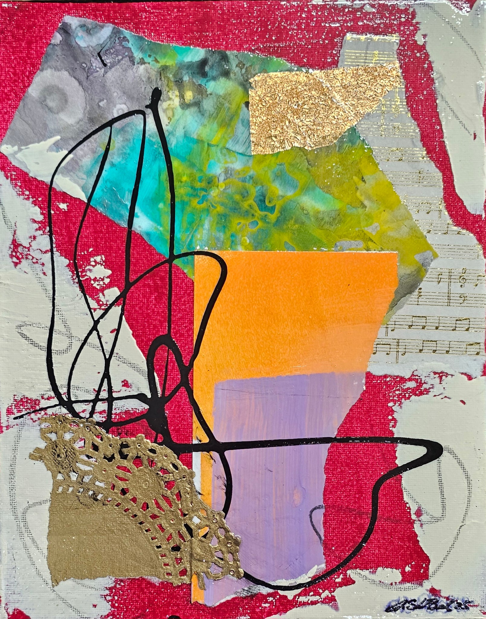 X Factor #815 Acrylic Paint on Canvas Art Original