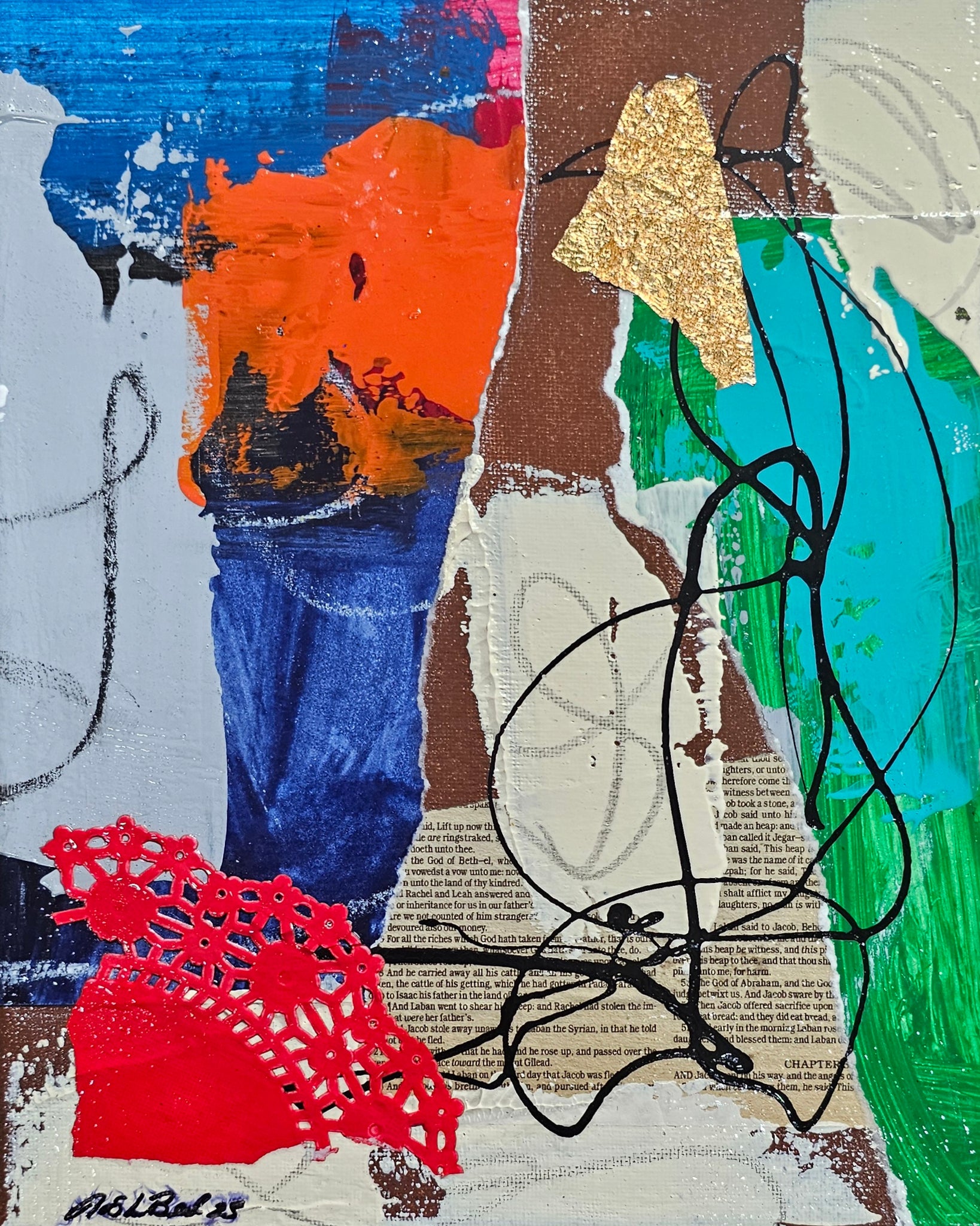 X Factor #817 Acrylic Paint on Canvas Art Original