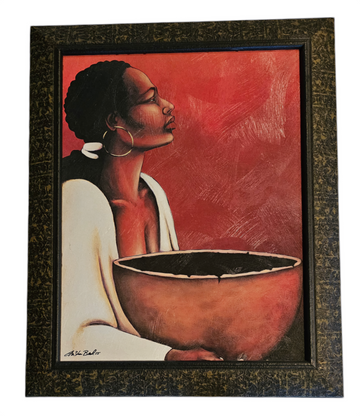 Depth Of A Woman Framed Lithograph