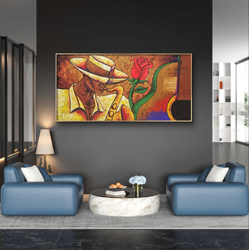 Mr. Groove Giclee on Canvas