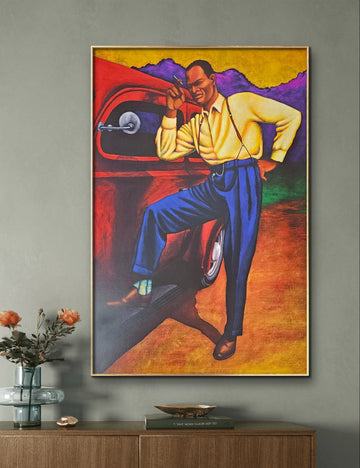 Slim (Color) Giclee on Canvas