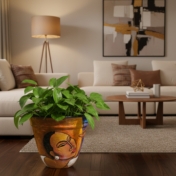 Hand Painted Floor Vase #25
