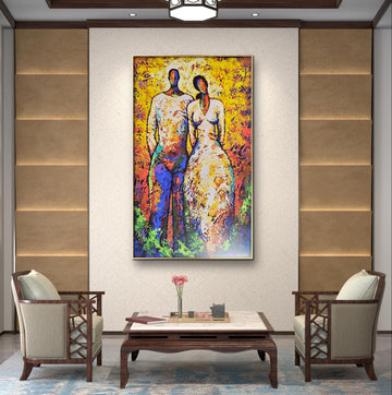 You And I #3 Giclee on Canvas