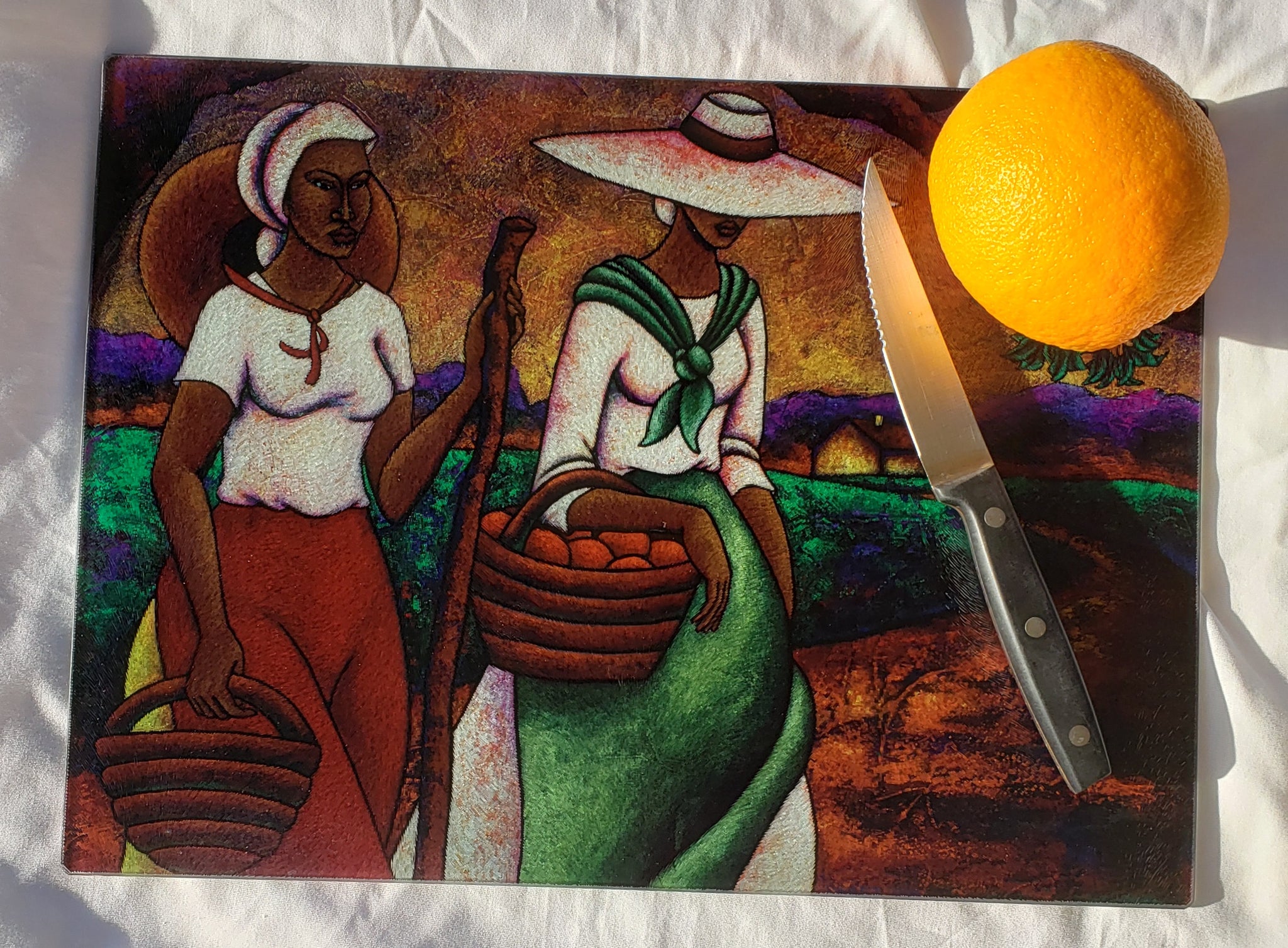 Morning Journey #2 Cutting Board