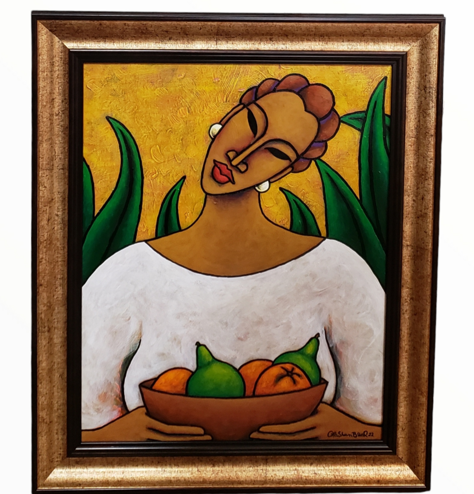 Oranges And Pears Framed Original Art