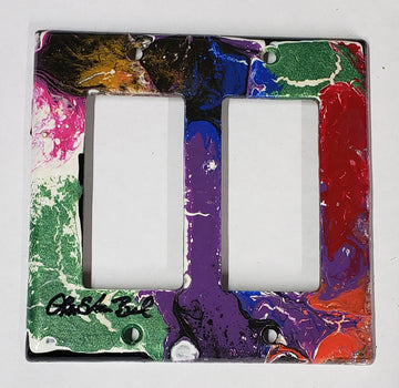 Hand Painted Light Switch Cover #5